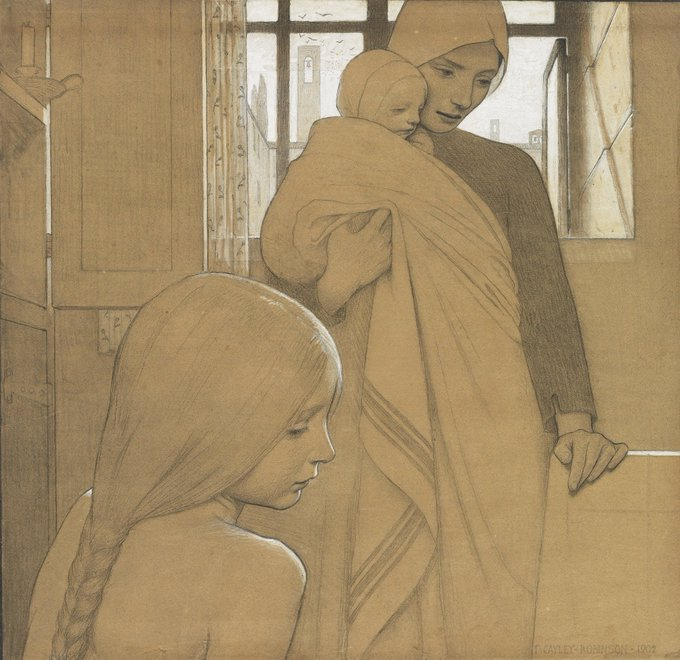 Study for Twilight, 1902 Frederick Cayley Robinson